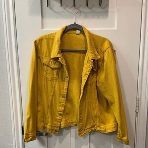 Yellow Denim Jacket